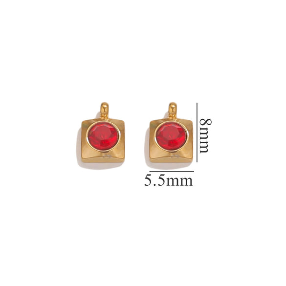 Jewelry Accessories Stainless Steel Heart And Five Pointed Star Pendant Earrings Necklace Bracelet With Electroplating