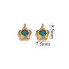 Jewelry Accessories Stainless Steel Heart And Five Pointed Star Pendant Earrings Necklace Bracelet With Electroplating