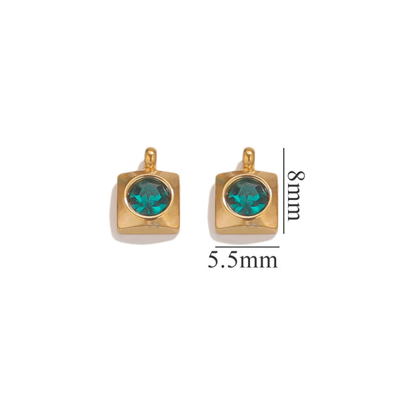 Jewelry Accessories Stainless Steel Heart And Five Pointed Star Pendant Earrings Necklace Bracelet With Electroplating