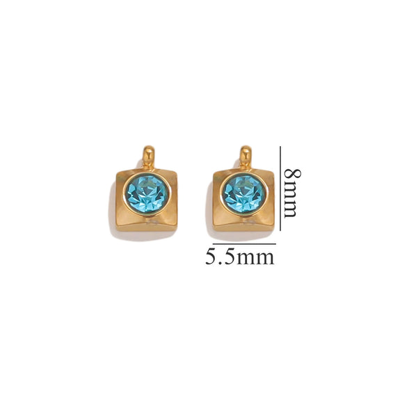 Jewelry Accessories Stainless Steel Heart And Five Pointed Star Pendant Earrings Necklace Bracelet With Electroplating