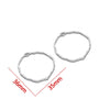 Jewelry Accessories Stainless Steel Heart Geometric Hollow Pendant Electroplated