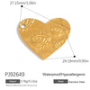 Jewelry Accessories Stainless Steel Heart Pendant Handmade Electroplated Bracelet Necklace