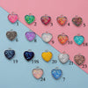 Jewelry Accessories Stainless Steel Heart Shaped Starry Pendant Electroplating