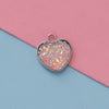 Jewelry Accessories Stainless Steel Heart Shaped Starry Pendant Electroplating