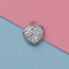 Jewelry Accessories Stainless Steel Heart Shaped Starry Pendant Electroplating