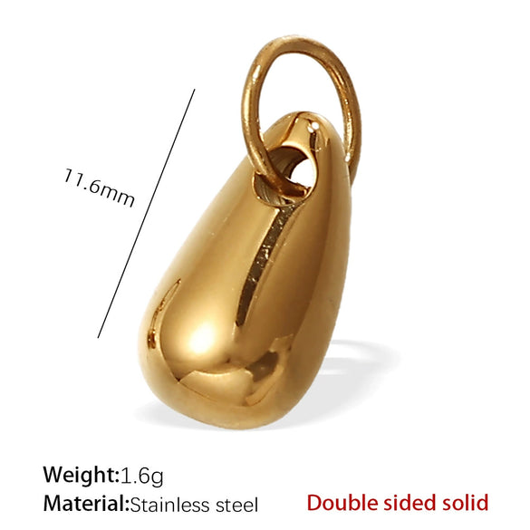 Jewelry Accessories 316L Stainless Steel Heartshaped Pendant Electroplated