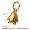 Jewelry Accessories 316L Stainless Steel Heartshaped Pendant Electroplated