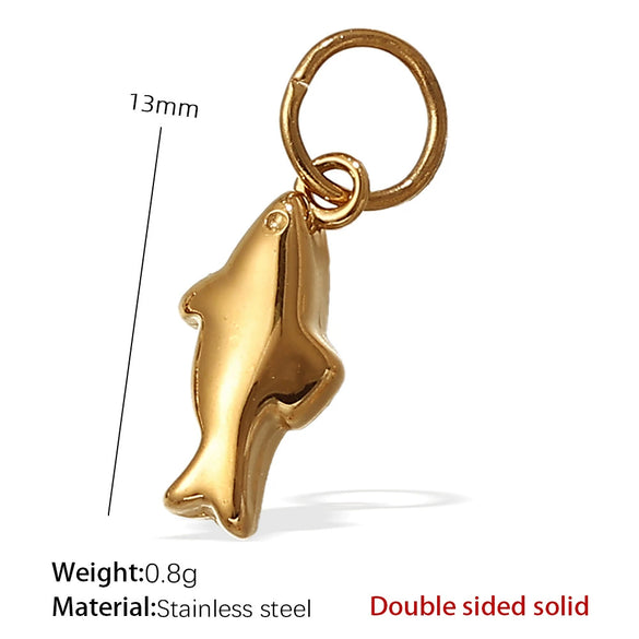 Jewelry Accessories 316L Stainless Steel Heartshaped Pendant Electroplated