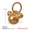 Jewelry Accessories 316L Stainless Steel Heartshaped Pendant Electroplated