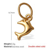 Jewelry Accessories 316L Stainless Steel Heartshaped Pendant Electroplated