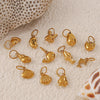 Jewelry Accessories 316L Stainless Steel Heartshaped Pendant Electroplated