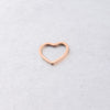 Jewelry Accessories Stainless Steel Hollow Heart Pendant And Ring With Smooth Pattern And Fine Polishing