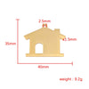 Jewelry Accessories Stainless Steel Hollow House Pendant Fine Polishing