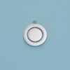 Jewelry Accessories Stainless Steel Hollow Rotatable Square Round Heartshaped Electroplated Pendant