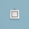 Jewelry Accessories Stainless Steel Hollow Rotatable Square Round Heartshaped Electroplated Pendant