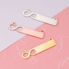 Jewelry Accessories Stainless Steel Infinite Laser Pendant Electroplated