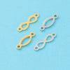 Jewelry Accessories Stainless Steel Infinity Pendant Double Hanging 8Word Connector Fine Polishing