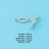 Jewelry Accessories Stainless Steel Infinity Pendant Double Hanging 8Word Connector Fine Polishing