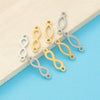 Jewelry Accessories Stainless Steel Infinity Pendant Double Hanging 8Word Connector Fine Polishing