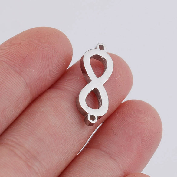 Jewelry Accessories Stainless Steel Infinity 8 Shaped Pendant With Fine Polishing