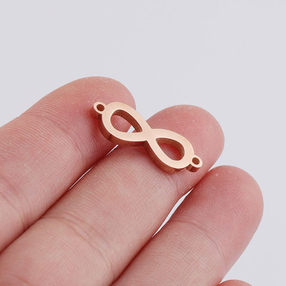 Jewelry Accessories Stainless Steel Infinity 8 Shaped Pendant With Fine Polishing