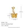 Jewelry Accessories Stainless Steel 18K Gold Plated Geometric Heart Pendant