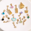 Jewelry Accessories Stainless Steel 18K Gold Plated Geometric Heart Pendant