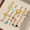 Jewelry Accessories Stainless Steel 18K Gold Plated Geometric Heart Pendant