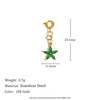 Jewelry Accessories Stainless Steel 18K Gold Plated Geometric Heart Pendant
