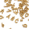 Jewelry Accessories Stainless Steel Letter Mini Ring Handmade With Electroplating