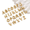 Jewelry Accessories Stainless Steel Letter Mini Ring Handmade With Electroplating