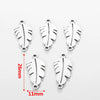 Jewelry Accessories Stainless Steel Letters Cut Out Handmade Vacuum Plating Sliding Pendant Natural Plant Flowers Style
