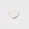 Jewelry Accessories Stainless Steel Love Heart Pendant Connector Mirror Polished