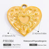 Jewelry Accessories Stainless Steel Moon Heart Earring Pendant With Oil Dripping And Colored Diamond Inlaid