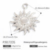 Jewelry Accessories Stainless Steel Pendant With Eyes Pattern Vacuum Electroplated