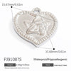Jewelry Accessories Stainless Steel Pendant With Eyes Pattern Vacuum Electroplated