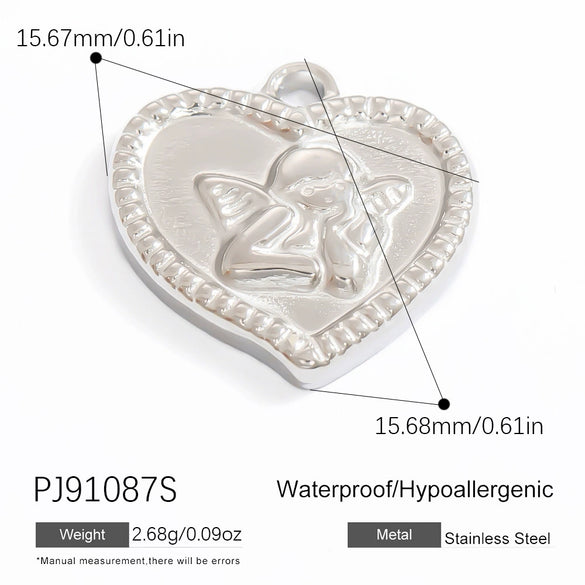 Jewelry Accessories Stainless Steel Pendant With Eyes Pattern Vacuum Electroplated
