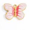 Jewelry Accessories Stainless Steel Pendant With Heart Butterfly Love Pattern And Dripping Oil Design