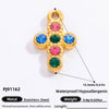 Jewelry Accessories Stainless Steel Pendant With Heart Butterfly Love Pattern And Dripping Oil Design