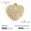 Jewelry Accessories Stainless Steel Pendant With Heart Butterfly Love Pattern And Dripping Oil Design