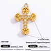 Jewelry Accessories Stainless Steel Pendant With Heart Butterfly Love Pattern And Dripping Oil Design