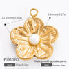 Jewelry Accessories Stainless Steel Pendant With Heart Butterfly Love Pattern And Dripping Oil Design