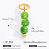 Jewelry Accessories Stainless Steel Pendant With Heart Butterfly Love Pattern And Dripping Oil Design