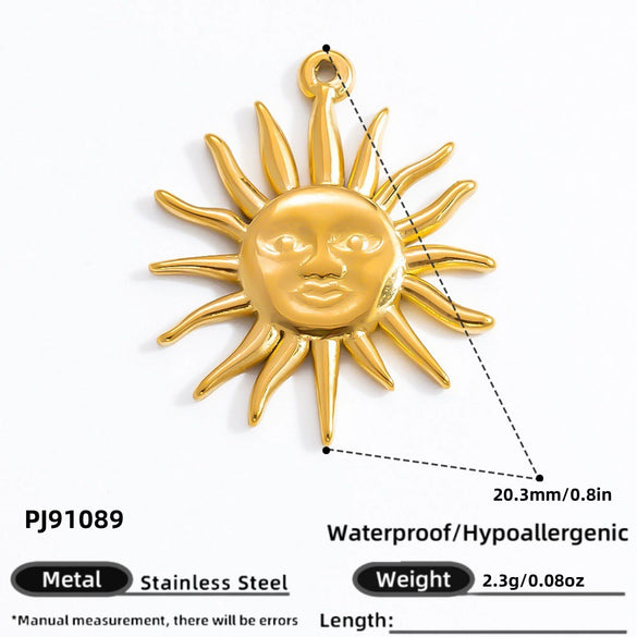 Jewelry Accessories Stainless Steel Pendant With Heart Butterfly Love Pattern And Dripping Oil Design