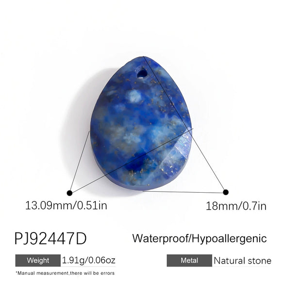 Jewelry Accessories Stainless Steel Perfume Bottle Dropshaped Cat's Eye Stone Electroplated Pendant Necklace
