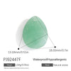 Jewelry Accessories Stainless Steel Perfume Bottle Dropshaped Cat's Eye Stone Electroplated Pendant Necklace