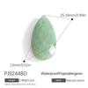 Jewelry Accessories Stainless Steel Perfume Bottle Dropshaped Cat's Eye Stone Electroplated Pendant Necklace