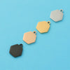 Jewelry Accessories Stainless Steel Polygon Pendant Electroplating Fashion Geometric