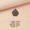 Jewelry Accessories Stainless Steel Polygon Pendant Electroplating Fashion Geometric