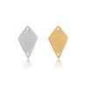 Jewelry Accessories Stainless Steel Retro Hydraulic Geometric Rhombus Pendant Bracelet Necklace